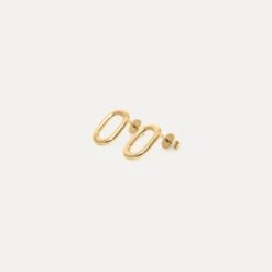 O Bold Stud Earrings | 14k Gold