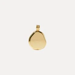 Organic Liquid Locket Pendant | 14k Gold