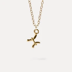Zodiac Charm Necklace | 14k Gold -STILNEST Jewelry Sales Pisces Charm Anchor 14k