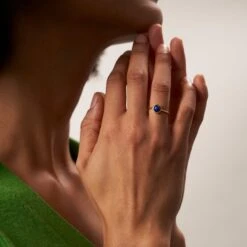 Zodiac Birthstone Ring 24k Gold Vermeil -STILNEST Jewelry Sales Saggitarius Birthstone Ring