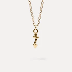 Zodiac Charm Necklace | 14k Gold -STILNEST Jewelry Sales Sagittarius Charm Anchor 14k