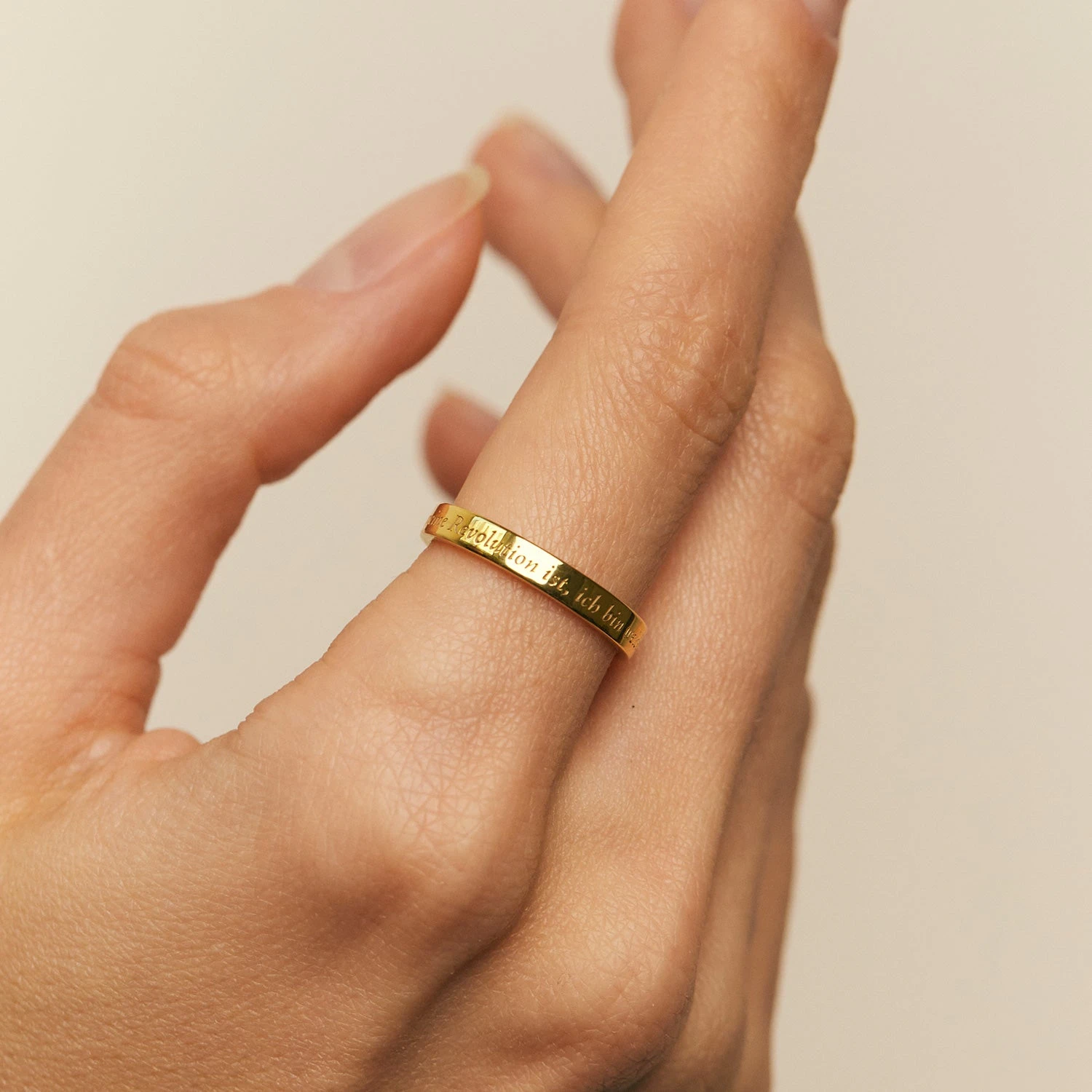 Soft Revolution Ring | 14k Gold 5 Soft Revolution Ring | 14k Gold - Image 5
