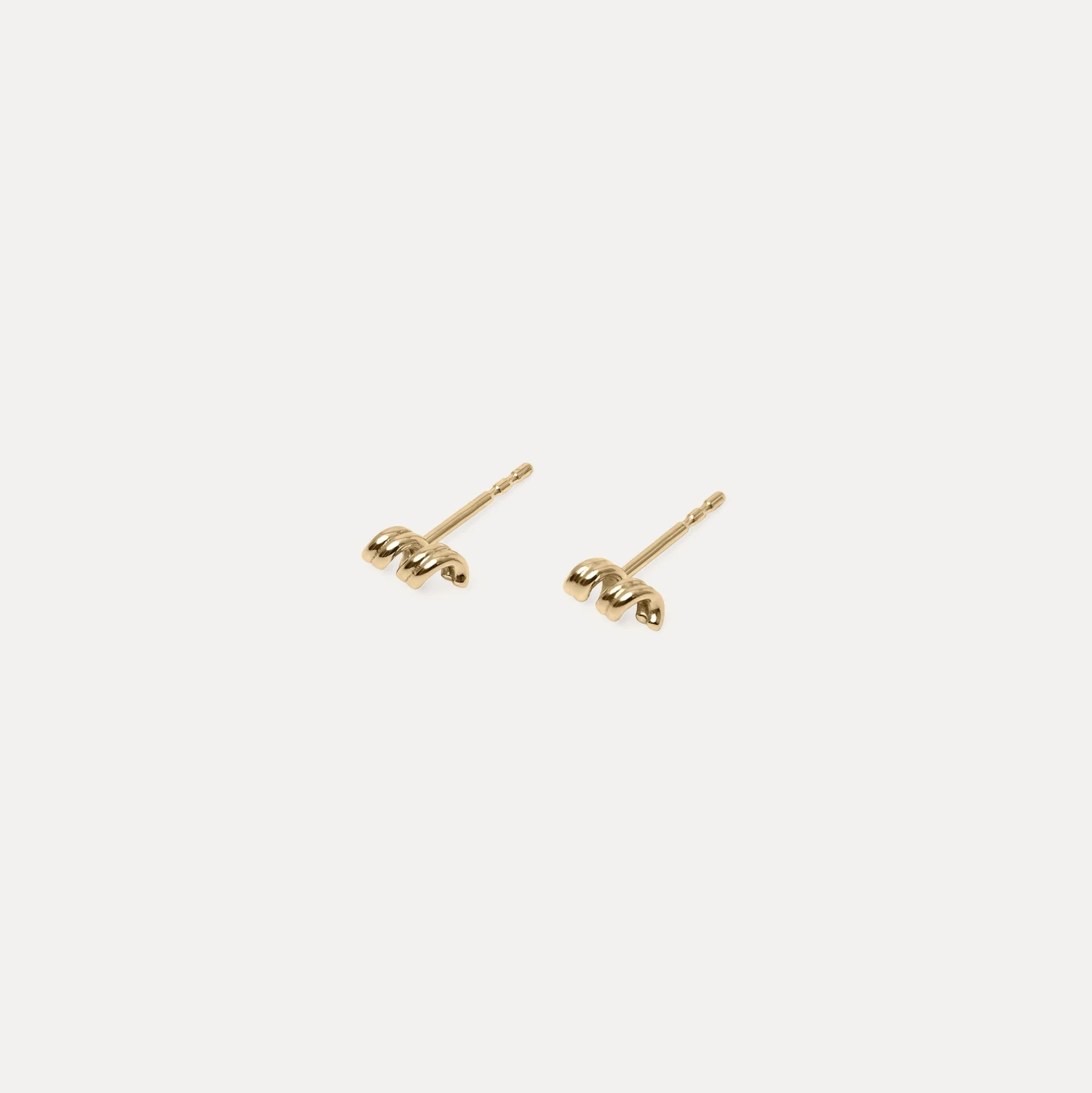 Spiral Stud Earrings | 14k Gold 1 Spiral Stud Earrings | 14k Gold