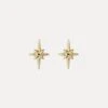 Star Light Stud Earrings | 14k Gold