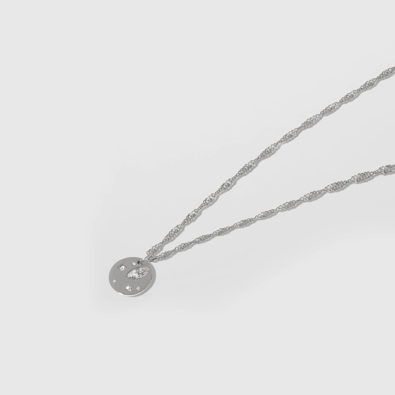 White Crystals Myriad Necklace 6 White Crystals Myriad Necklace - Image 6