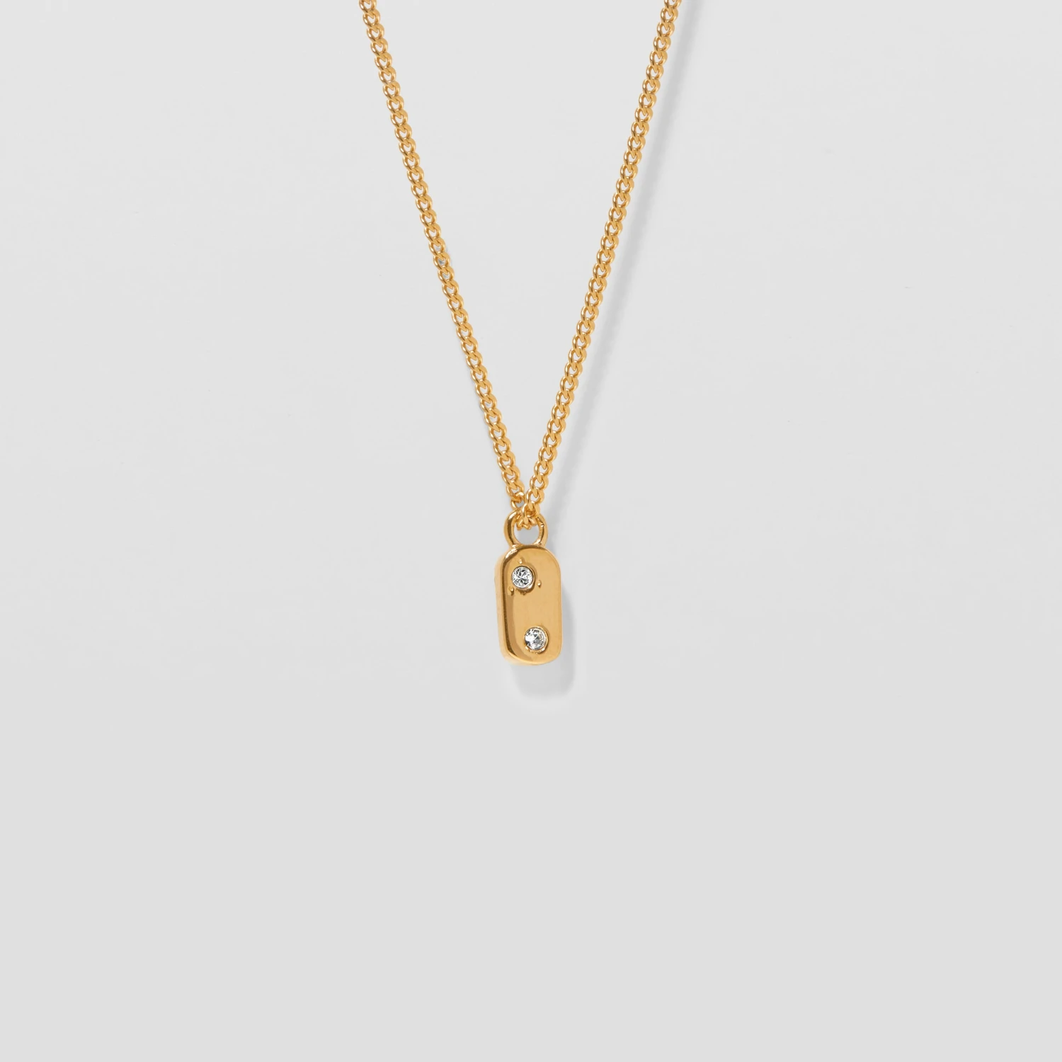 White Crystals Unique Necklace 2 White Crystals Unique Necklace - Image 2