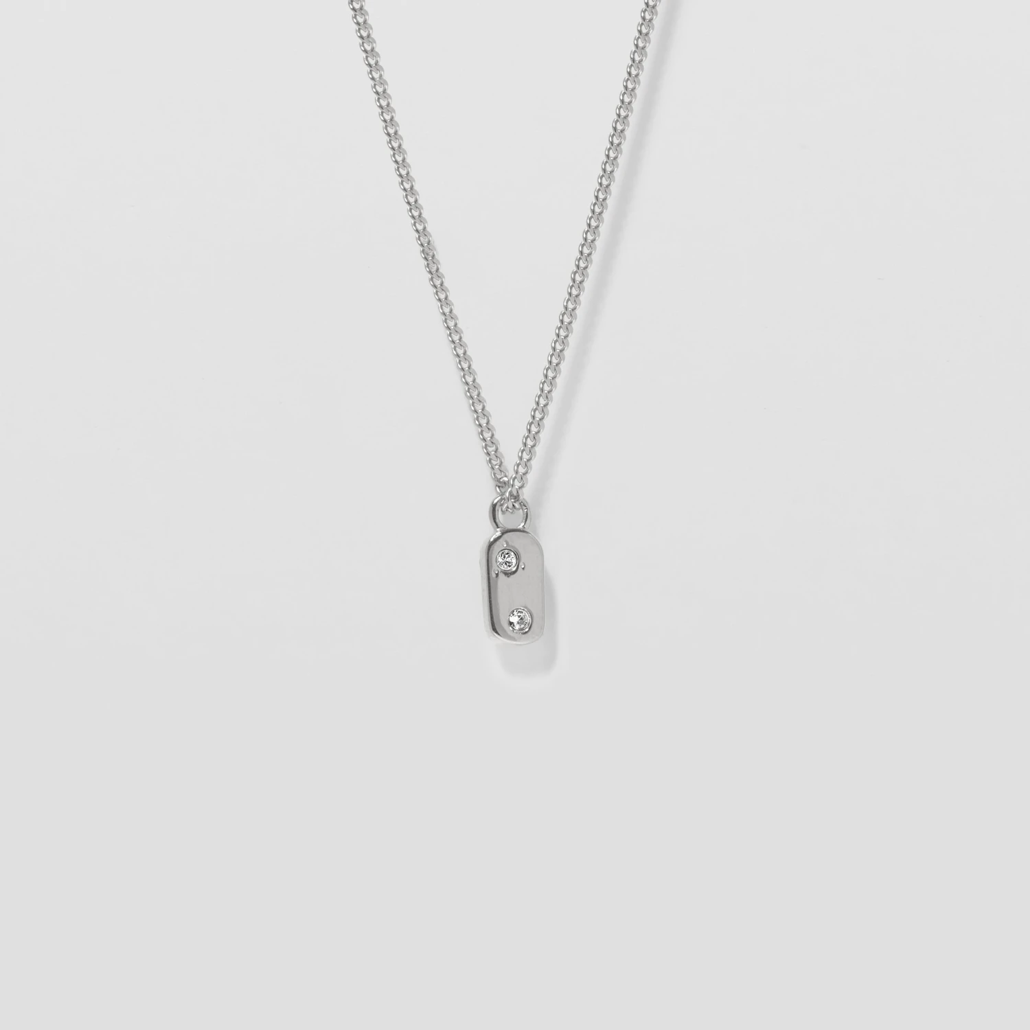 White Crystals Unique Necklace 5 White Crystals Unique Necklace - Image 5