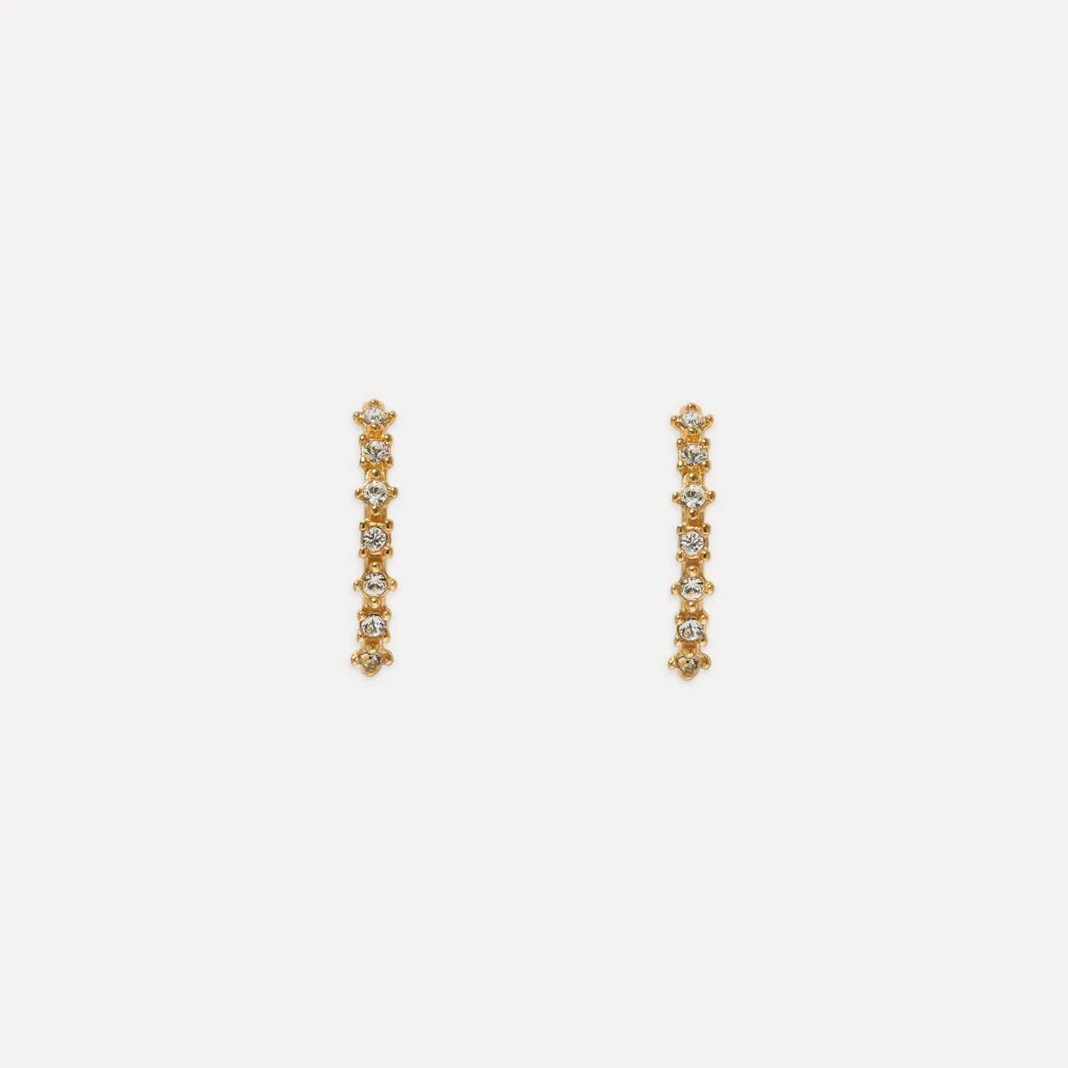 White Crystals Color Delight Drop Earrings 2 White Crystals Color Delight Drop Earrings - Image 2