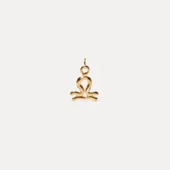 Zodiac Charm Pendant 29 Zodiac Charm Pendant -STILNEST Jewelry Sales Zodiac Charm Anhanger Libra 01 24k NEW