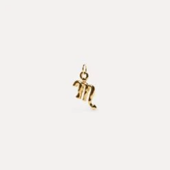 Zodiac Charm Pendant 28 Zodiac Charm Pendant -STILNEST Jewelry Sales Zodiac Charm Anhanger Scorpio 01 24k NEW