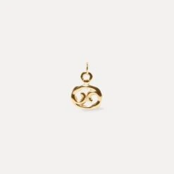 Zodiac Charm Pendant | 14k Gold -STILNEST Jewelry Sales Zodiac Charm Kette Cancer 01 14K