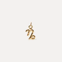 Zodiac Charm Pendant 39 Zodiac Charm Pendant -STILNEST Jewelry Sales Zodiac Charm Kette Capricornus 01 24k NEW
