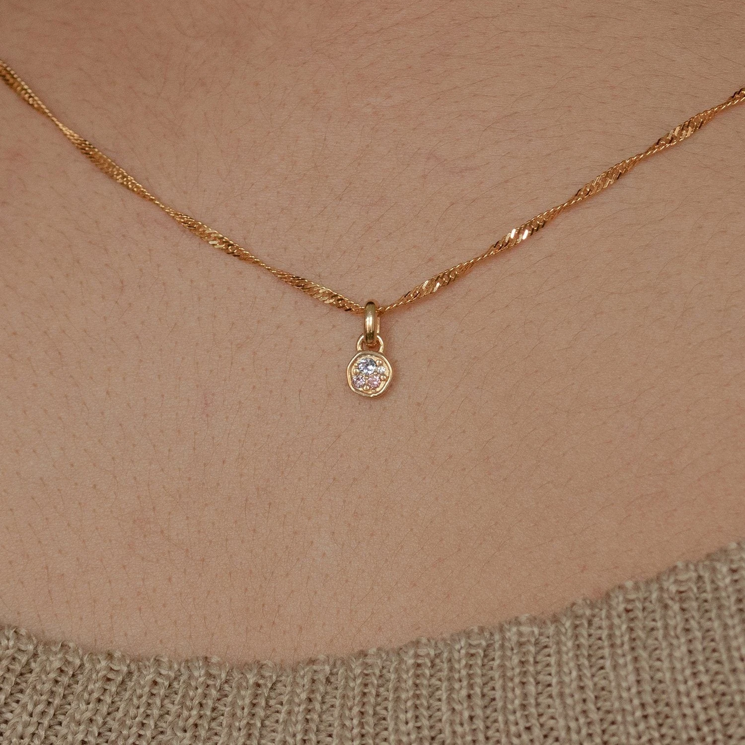 Belong Pavé Necklace 2 Belong Pavé Necklace - Image 2