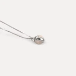 Rose Quartz Instants Of Love Pendant -STILNEST Jewelry Sales silver Instants of love Necklace 02 1