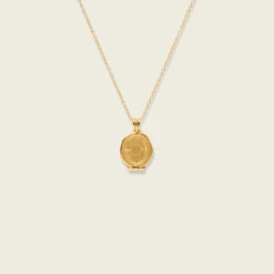 Sun Seal Locket Necklace 15 Sun Seal Locket Necklace -STILNEST Jewelry Sales sun seal locket medallion kette 24k 1